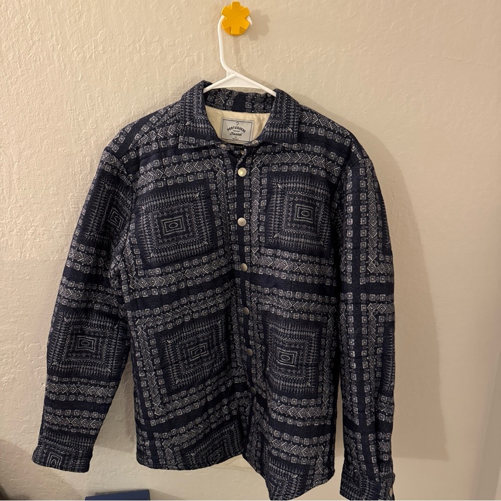 Portugese Flannel Old Style Wisdom Overshirt Jacket - Medium (Gently Worn)